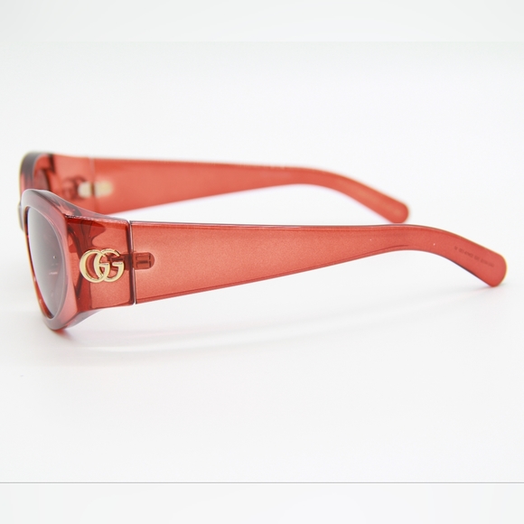 NEW GUCCI SUNGLASSES GG1401S 003 RED WOMEN EYEWEAR - Picture 7 of 12